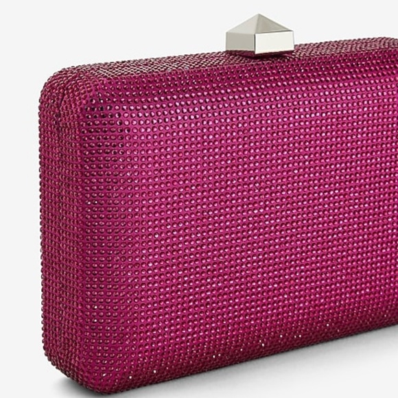 Rhinestone Stud Clasp Clutch - Picture 3 of 7